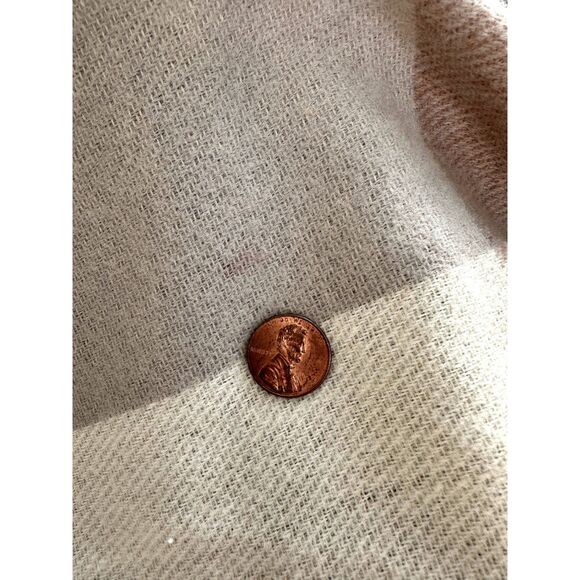 Neutral Plaid Pashmina Scarf Soft 100% Cashmere Feel Wrap Cozy Oversized Shawl - Picture 6 of 6